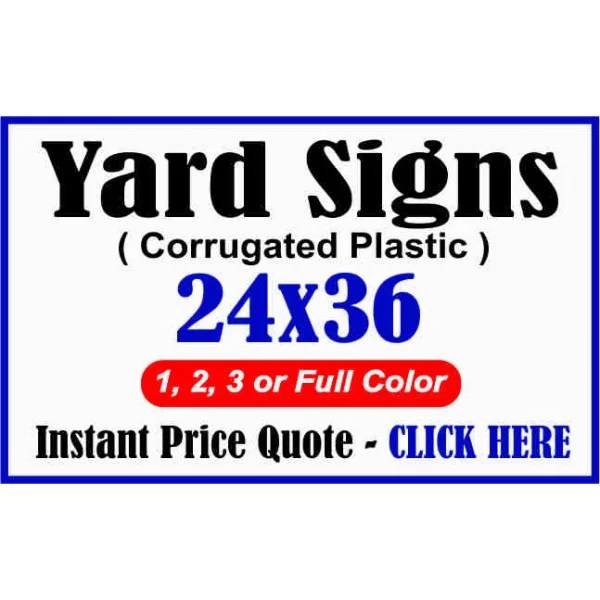Cheap Yard Signs, Bandit Signs, Custom Lawn Sign, Campaign Sign, yard signs